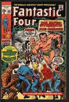 Buy Fantastic Four #102 6.0 // Marvel Comics 1970 • 26.82£