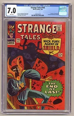 Buy Strange Tales 146 (CGC 7.0) Eternity Vs. Dormammu Last Ditko Doctor Strange P732 • 138.53£