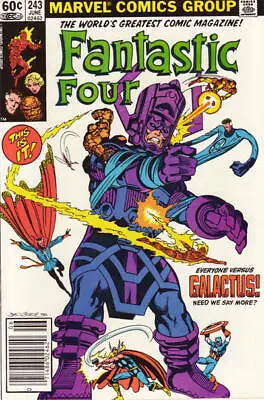 Buy Fantastic Four (Vol. 1) #243 (Newsstand) FN; Marvel | John Byrne - We Combine Sh • 54.50£
