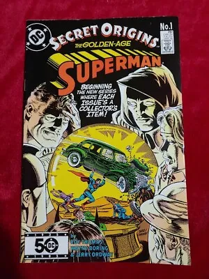 Buy Superman DC Comics #1 Secret Origins The Golden Age 1986 VF- • 5.51£