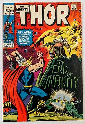 Buy Thor #188 FN 6.0 The Origin And Death Of Infinity Odin Loki And Hela Appear • 11.86£