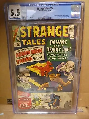 Buy Marvel Comics Strange Tales 126 1st APPEARANCE OF DORMAMMU CLEA CGC 5.5 1964 • 549.99£