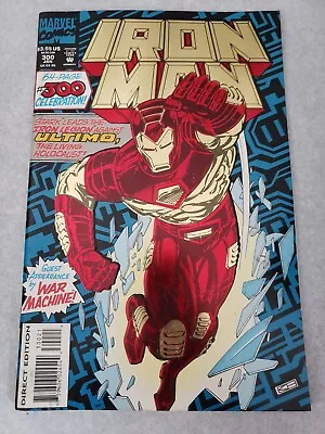 Buy Marvel Iron Man #300 Celebration Foil Cover  1994 Comicbook • 9.59£
