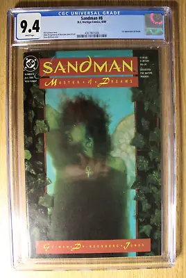 Buy Sandman #8 (DC/Vertigo, 1989) CGC 9.4 1st App. Of Death • 141.91£