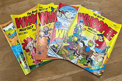 Buy The Best Of Whoopee Monthly Comic -  5 X Issues From 1985 - 1987 • 8.99£