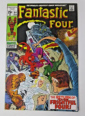 Buy Fantastic Four #94 1970 [VF-] 1st Agatha Harkness Marvel MCU Key Issue • 95.93£