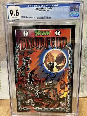 Buy Spawn Blood Feud 1 CGC 9.6 1995 6/95 White Pages Fresh Case • 39.44£