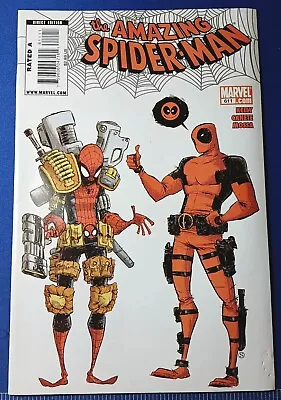 Buy Marvel The Amazing Spider-Man #611 KEY Skottie Young Deadpool Cover 2009 • 15.89£