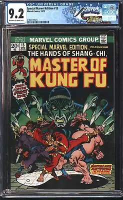 Buy Special Marvel Edition 15 12/73 FANTAST CGC 9.2 Off-White To White Pages • 461.72£