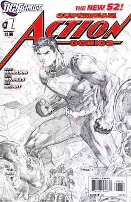 Buy Action Comics (2nd Series) #1 (4th) VF/NM; DC | New 52 Superman Jim Lee B&W Vari • 19.84£