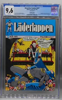 Buy CGC 9.6 DC Comics DETECTIVE COMICS #427 Swedish VARIANT Laderlappen BATMAN #95 ! • 341.82£