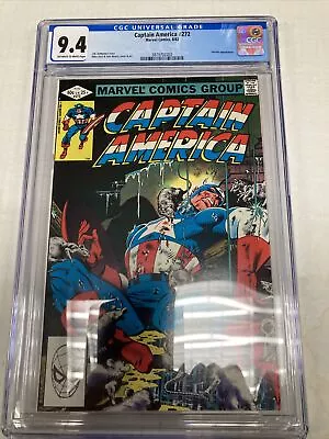 Buy Marvel Comics Captain America 272 CGC Graded 9.4 • 129.75£