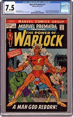 Buy Marvel Premiere #1 CGC 7.5 1972 4140848003 1st App. Warlock • 150.80£