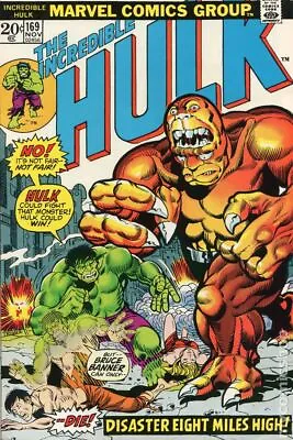 Buy Incredible Hulk #169 VG+ 4.5 1973 Stock Image • 11.45£