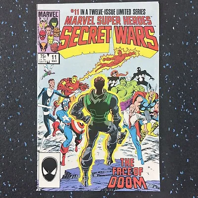 Buy Marvel Super-Heroes Secret Wars #11 (1984 Dr. Doom Cover By Mike Zeck) NM- 9.2 • 12.71£