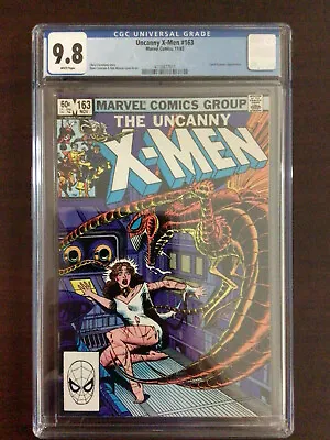 Buy CGC 9.8 Uncanny X-Men 163 Kitty Pryde Carol Danvers White Pages • 118.26£