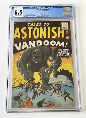 Buy Tales To Astonish #17 CGC 6.5 (FN+) Atlas Marvel Comics Silver Age Horror 1961 • 602.62£
