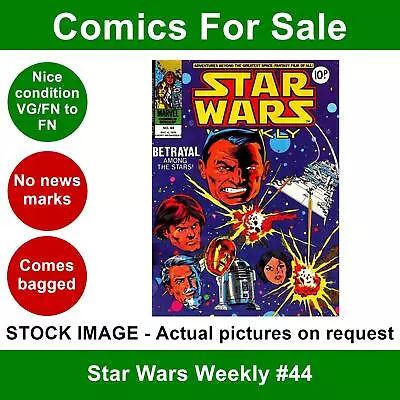 Buy Star Wars Weekly #44 Comic - VG/FN Clean 06 Dec 1978 - Marvel UK • 4.99£