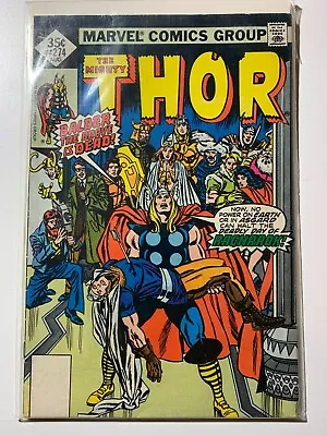 Buy The Mighty Thor # 274 ( Marvel - Aug 1978) Death Of Balder The Brave • 8.04£