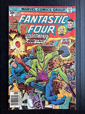 Buy FANTASTIC FOUR #176 November 1976  Cameo Of Jack Kirby And Stan Lee Marvel Comic • 23.72£