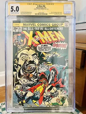 Buy X-MEN #94  * 5.0 (VG/FN) *  Signed By Chris Claremont, CGC Gold Label • 399.76£