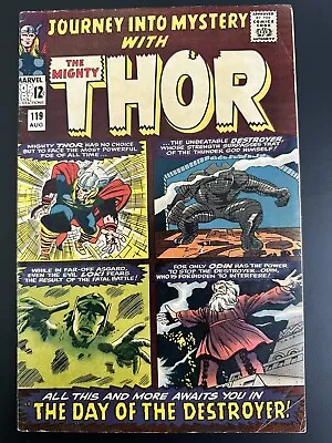 Buy Journey Into Mystery #119 VG/FN 1st Hogun, Fandrall And Volstagg (Marvel 1965) • 54.72£