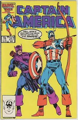 Buy Captain America #317 (1968) - 7.0 FN/VF *Death Throws* • 3.16£