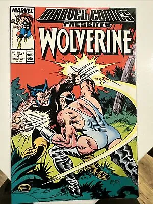 Buy Marvel Comics Presents Wolverine #4 1988 • 11.99£
