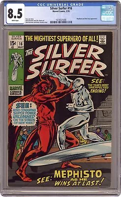 Buy Silver Surfer #16 CGC 8.5 1970 1618521008 • 299.70£