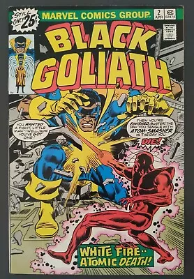 Buy Black Goliath #2 - Atom-Smasher Warhawk White Fire Atomic Death Claremont - 1976 • 4.74£