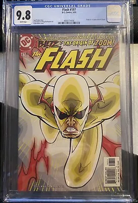 Buy Flash #197 6/2003 D.C. Comics CGC 9.8 Origin Of Zoom • 144.62£