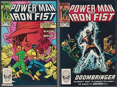 Buy Power Man And Iron Fist  Twin Pack  #102. #103.  (Marvel - 1981 Series) • 4.95£