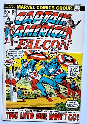 Buy CAPTAIN AMERICA 156 Marvel Bronze Age 1972 Vfn • 28.50£