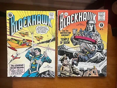 Buy Blackhawk # 98 & 122 - Quality DC - UK Variant 1956 • 11.98£