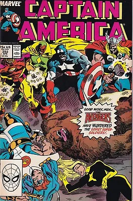 Buy Marvel Captain America, #352, 1989, Mark Gruenwald, Kieron Dwyer • 1.50£