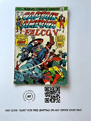 Buy Captain America # 181 VG Marvel Comic Book Avengers Falcon Hulk Thor Wasp 1 J887 • 8.32£