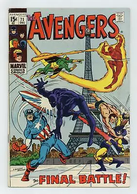 Buy Avengers #71 FN 6.0 1969 1st App. Invaders • 87.95£