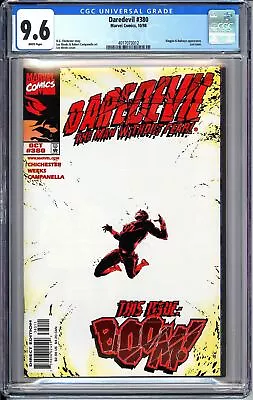 Buy Daredevil #380 CGC 9.6 1998 4017073012 Kingpin & Bullseye App! Last Issue! • 64.33£