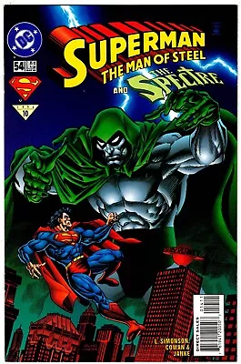 Buy Superman Man Of Steel  # 54  DC 1996 (vf) The Haunting Of America Pt 4 • 3.20£