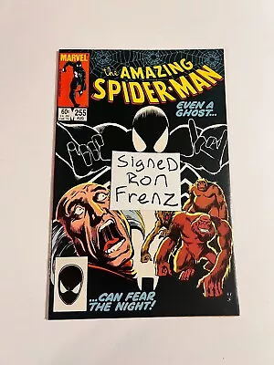 Buy AMAZING SPIDER-MAN 255 NM- Signed Ron Frenz 1st BLACK FOX RED GHOST • 17.59£