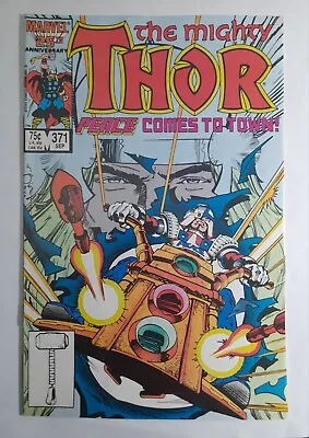 Buy 1986 Thor 371 NM.First App.Justice Of Peace.Marvel Comics • 34.34£