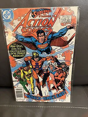 Buy Action Comics #553 1984 Superman The World At Time's End • 8.04£