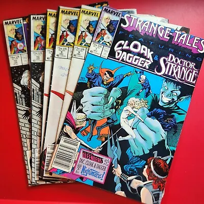 Buy Strange Tales Cloak & Dagger & Doctor Strange #7, #9, #9, #9, #10, #10 1987 VG • 7.88£