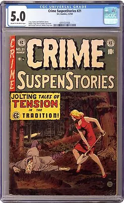 Buy Crime Suspenstories #21 CGC 5.0 1954 4391037006 • 458.55£