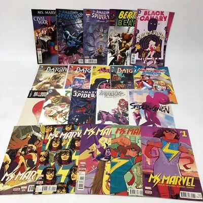 Buy DC Marvel Comic Book Bundle X20 Various Ms Marvel Amazing Spideman Batgirl -CP • 19.99£
