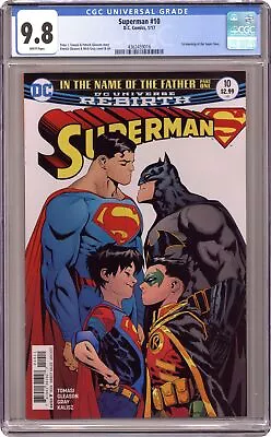 Buy Superman #10 Gleason Variant 1st Printing CGC 9.8 2017 4362459016 • 116.62£