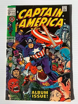 Buy Captain America #112 1969 - ALBUM ISSUE! • 40.21£