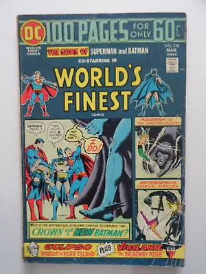 Buy Dc Comics. Worlds Finest  #228 March  1975  Giant Size . Please Read Description • 4.25£