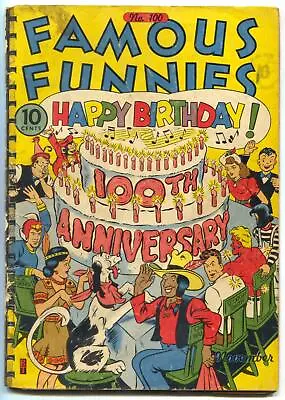 Buy Famous Funnies #100 1942- Buck Rogers- Big Chief Wahoo Restored Reading Copy • 118.25£