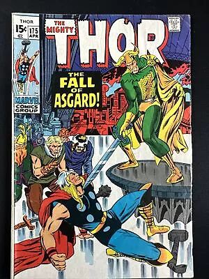 Buy The Mighty Thor #175 Vintage Marvel Comics Silver Age 1st Print 1970 Good/VG *A2 • 7.90£